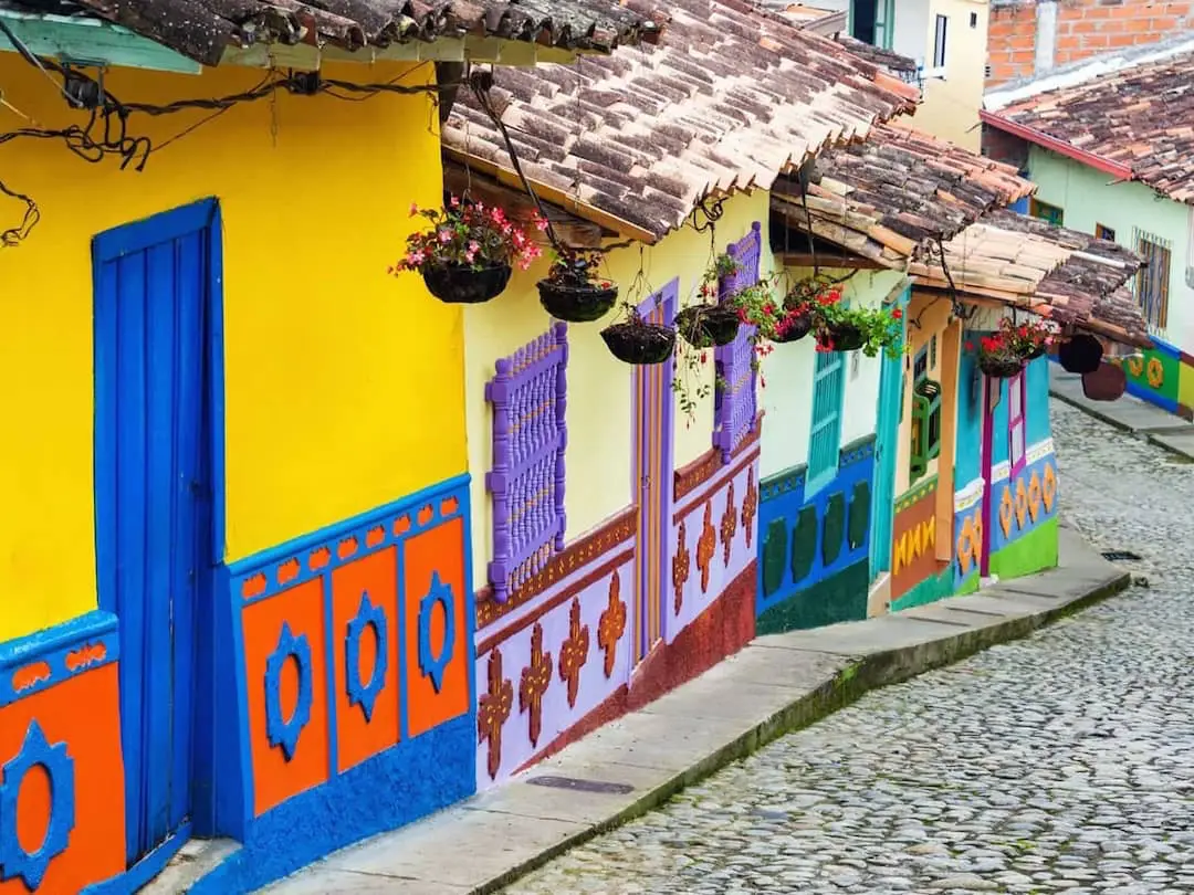 Pueblo colorido de Guatapé, Antioquia